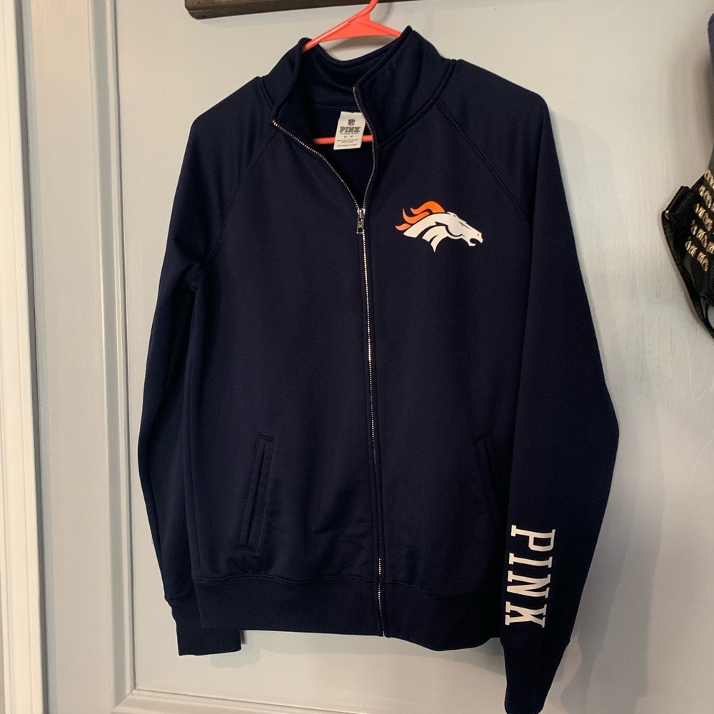 Victoria’s Secret pink broncos jacket